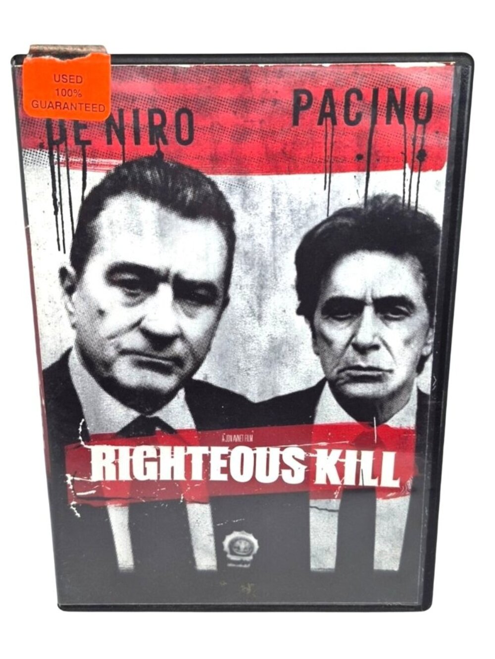 Righteous Kill DVD Featuring De Niro & Pacino Anchor Bay 2-Disc Set Used Region